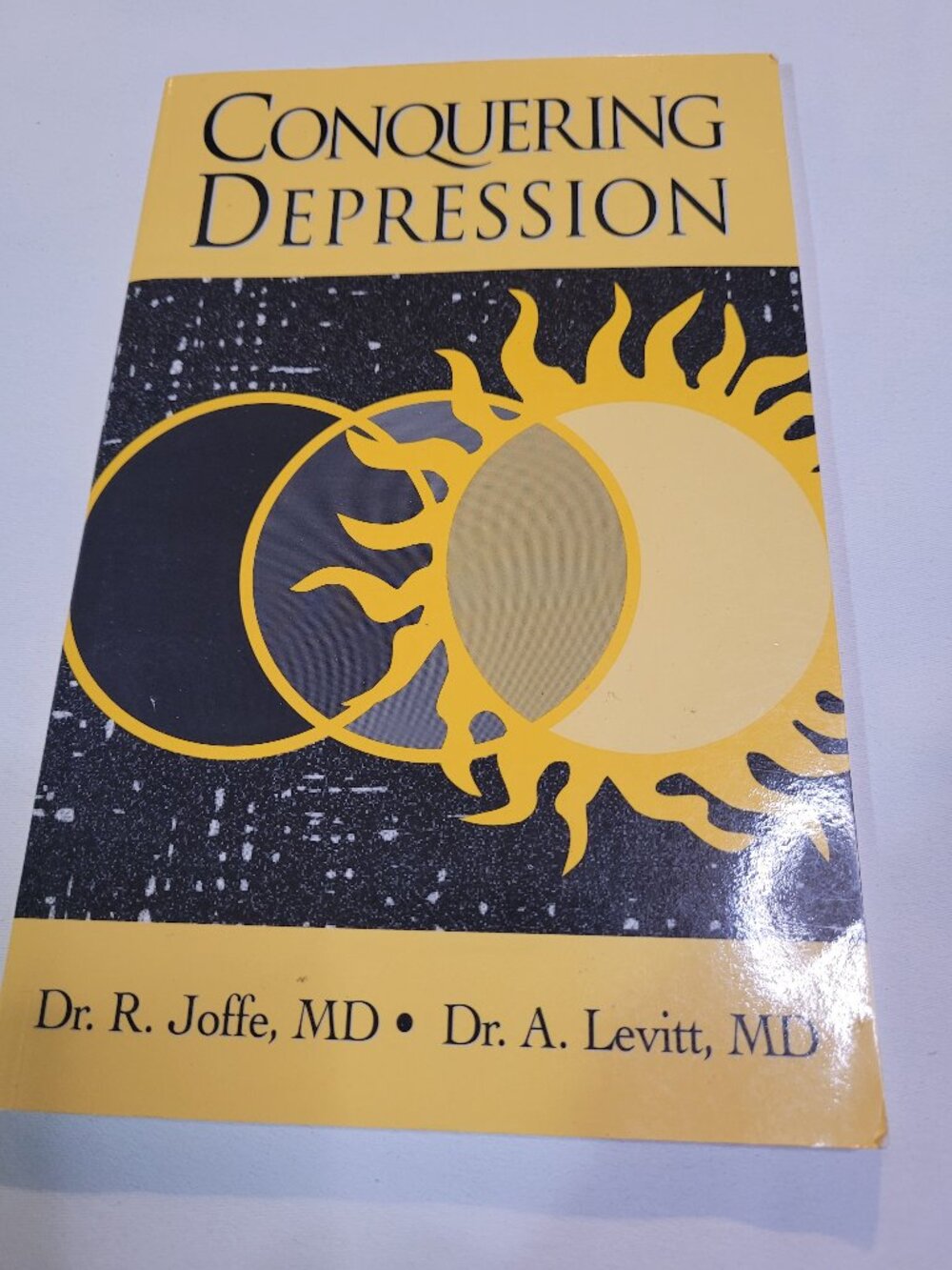 Conquering Depression Self-Help Mental Health Book by Dr. R. Joffe & Dr. A. Levi